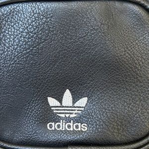 Adidas Mini Backpack with silver embroidered logo y2k 90s style